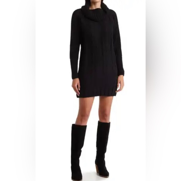 ENERGIE- Mock Neck Sweater Dress Size M - Picture 5 of 11